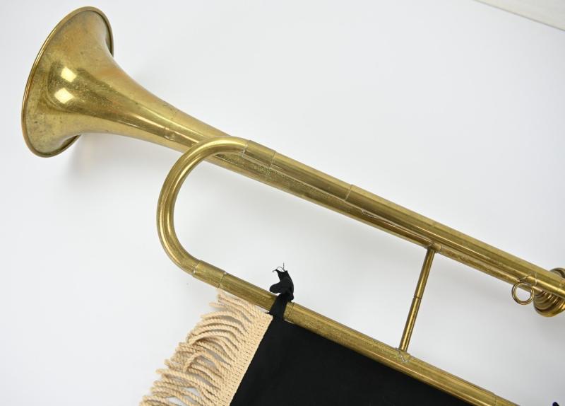 German Youth / Hitler Youth Trumpet & Fahne 'Danzig'