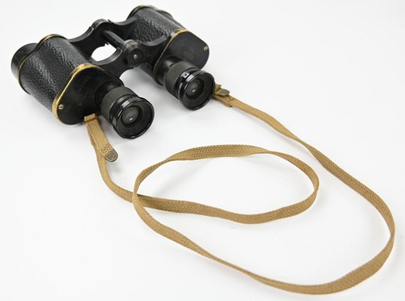 British WW2 Binocular with Carrying Pouch