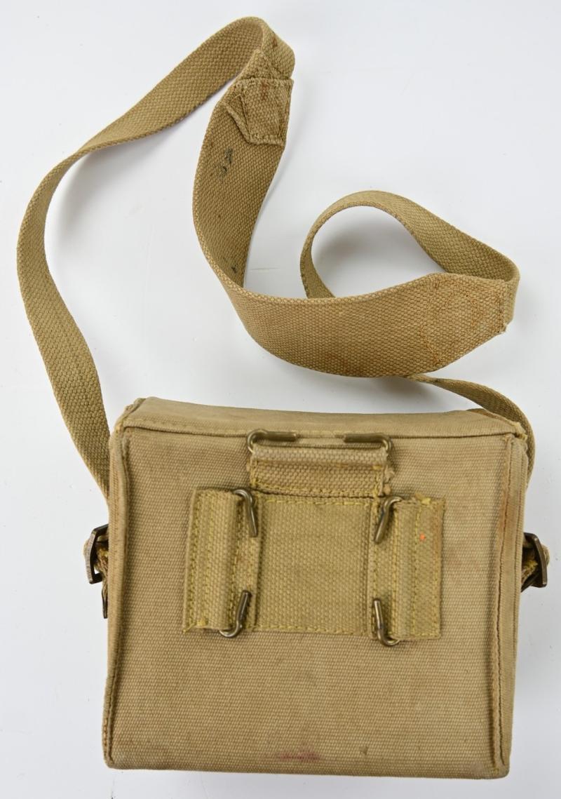 British WW2 Binocular with Carrying Pouch