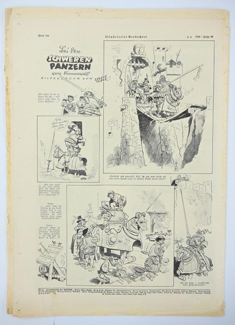 German Third Reich Magazin Illustrierte Beobachter July 11th, 1940