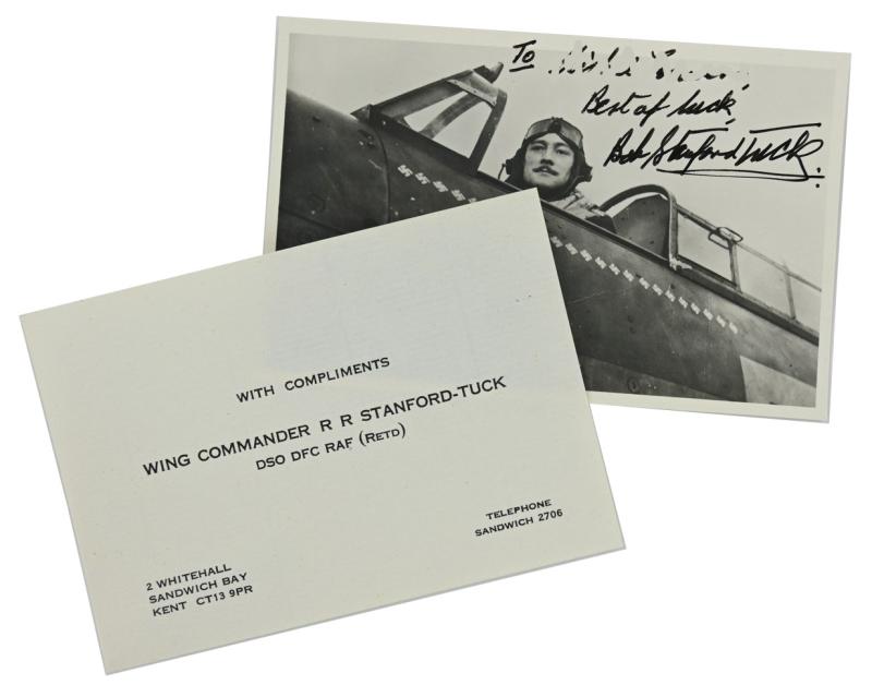 Signature of British RAF Legend Robert Stanford Tuck