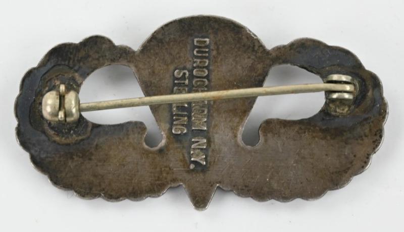 US WW2 paratrooper Jumpwing 'Durocharm N.Y.'