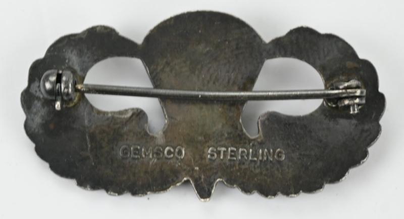 US WW2 Paratrooper Jumpwing 'Gemsco Sterling'