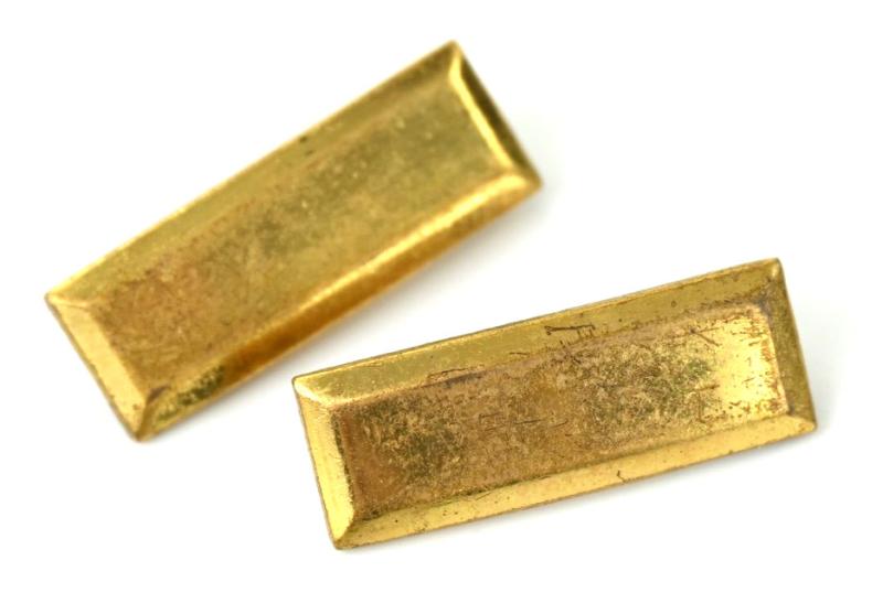US WW2 2nd Lieutenant Rank Bar Set