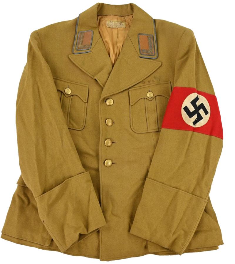 German NSDAP Named Political Stellenleiter Tunic