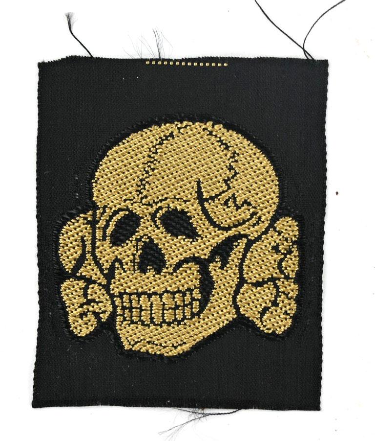 German Waffen-SS Tropical Cap Skull
