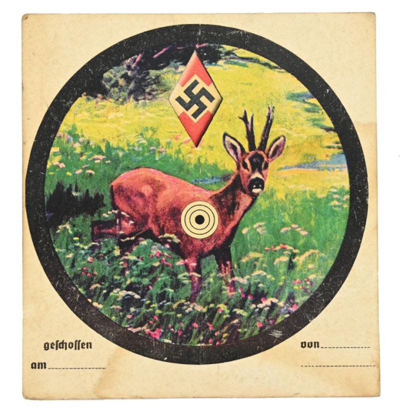 German Hitler Youth Shooting Target
