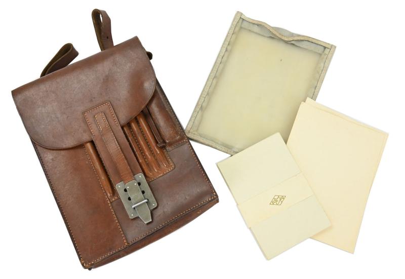 German WH Officer Mapcase I.R. 76 with content