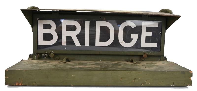US WW2 Illuminating Electric Sign Box
