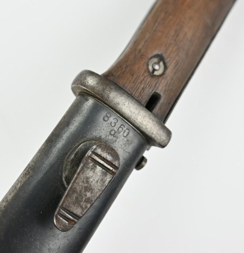 German K98 Bayonet Number Matching '6./J.R. 38'