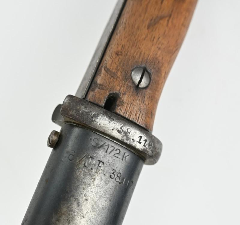 German K98 Bayonet Number Matching '6./J.R. 38'