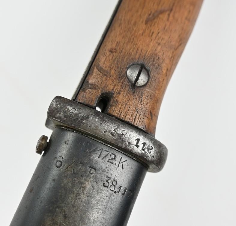 German K98 Bayonet Number Matching '6./J.R. 38'