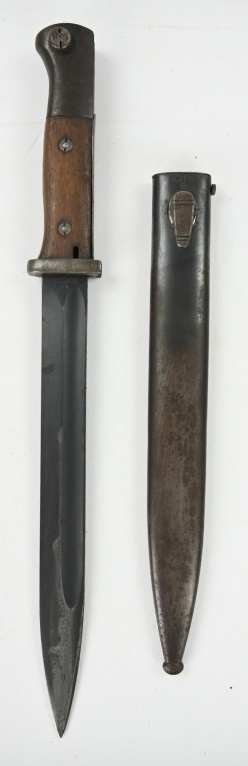 German K98 Bayonet Number Matching '6./J.R. 38'