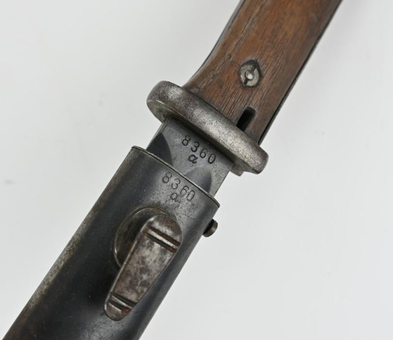 German K98 Bayonet Number Matching '6./J.R. 38'