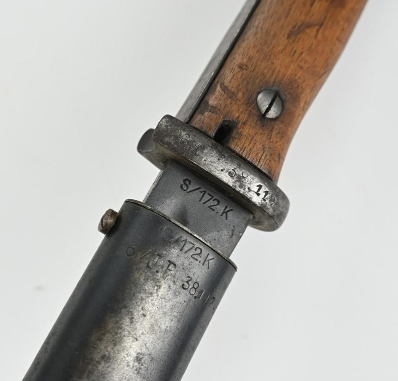 German K98 Bayonet Number Matching '6./J.R. 38'
