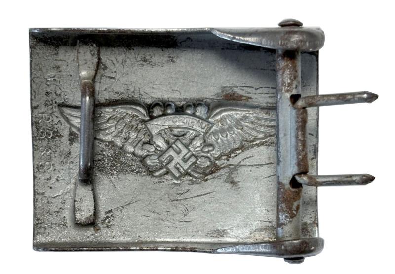 German Luftschutz Beltbuckle