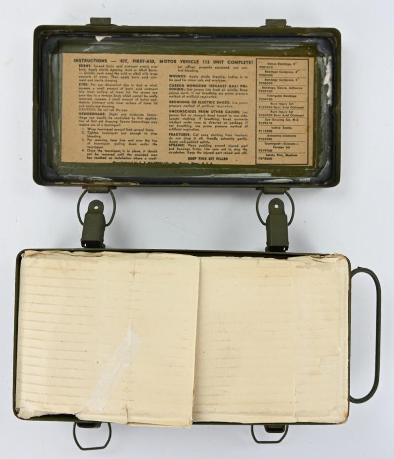 US WW2 Vehicle First Aid Box