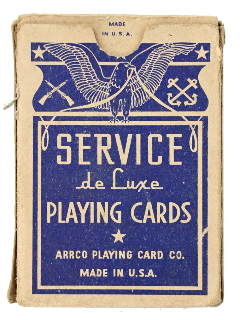 US WW2 Service Playing Cards