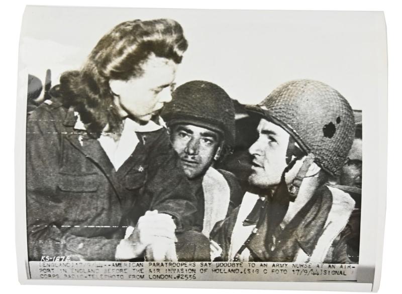 US WW2 Press Photo 'Operation Market Garden'