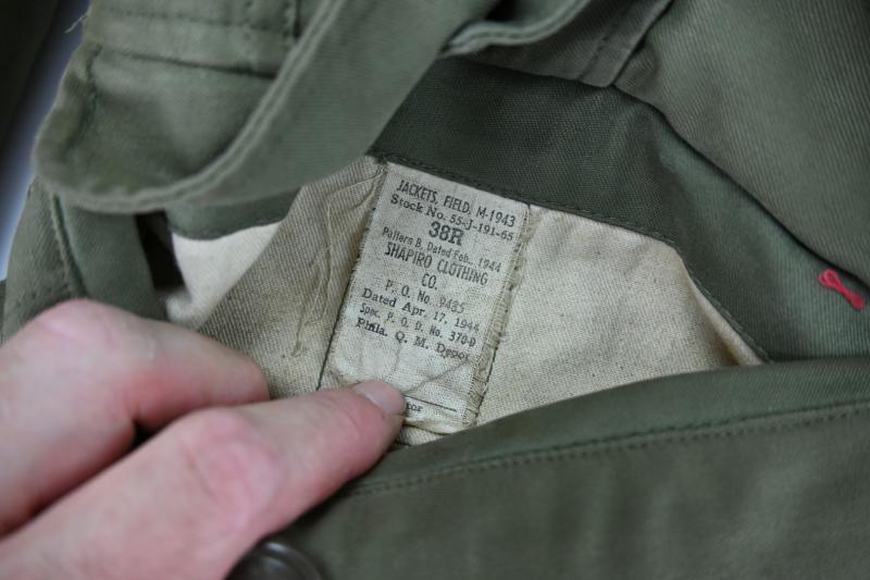 US WW2 M-1943 M43 Combat Jacket