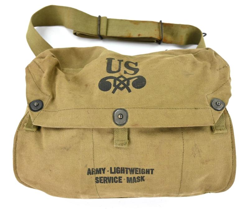 US WW2 Leightweight Service Mask Bag