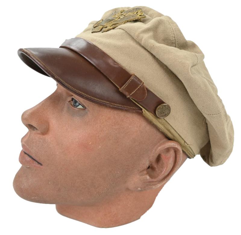 US WW2 Officer's Crusher Visor Cap