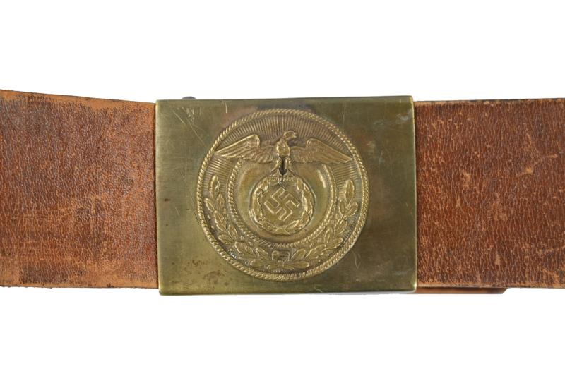 German SA Officer Belt with Beltbuckle and Shoulderstap