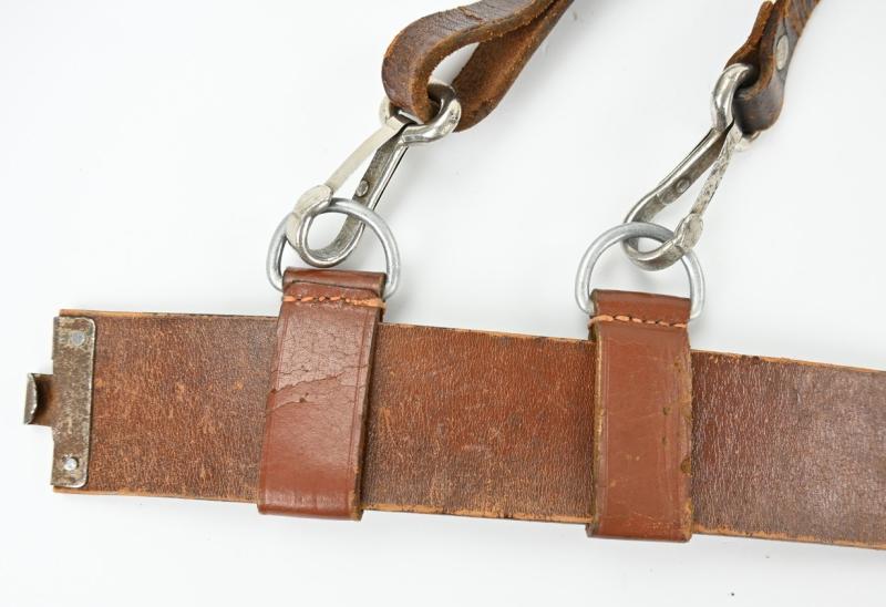 German SA Officer Belt with Beltbuckle and Shoulderstap