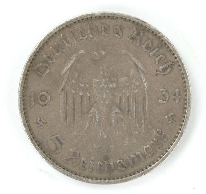 German Third Reich Silver Potsdam Coin