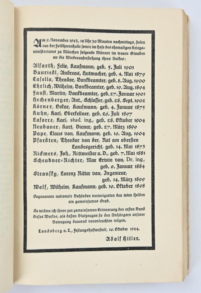 German Adolf Hitler Mein Kampf Book Set