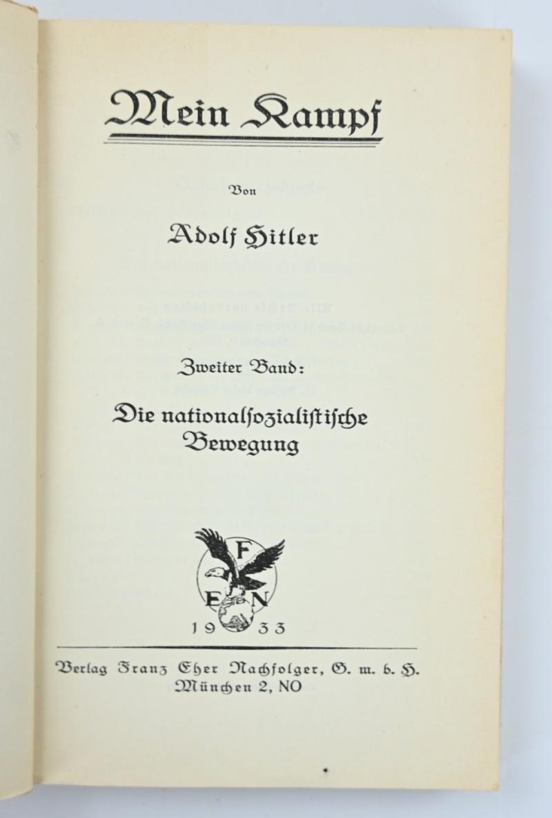 German Adolf Hitler Mein Kampf Book Set
