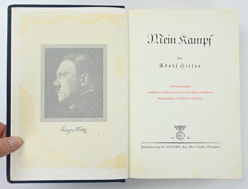 German Adolf Hitler Mein Kampf Book '50 Years anniversary'
