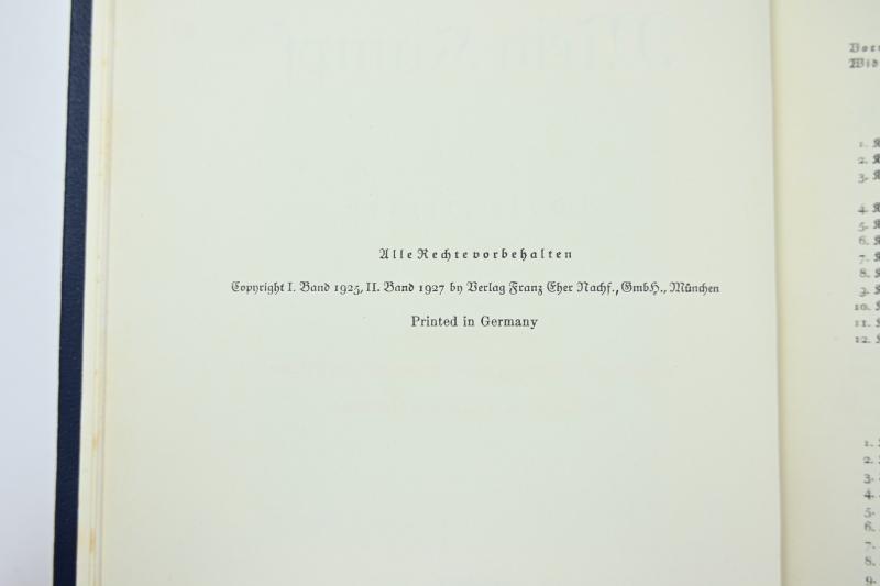 German Adolf Hitler Mein Kampf Book '50 Years anniversary'