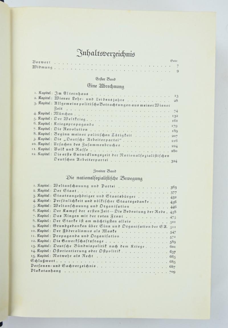 German Adolf Hitler Mein Kampf Book '50 Years anniversary'