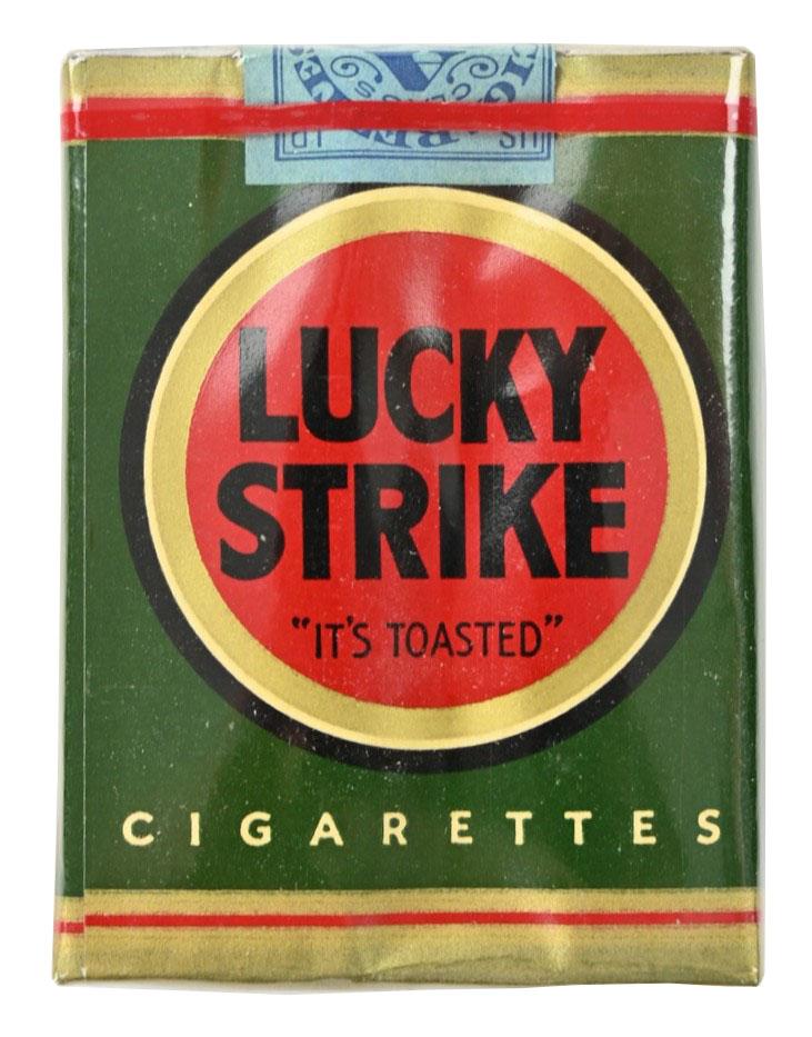 US WW2 Package of Lucky Strike Cigarets