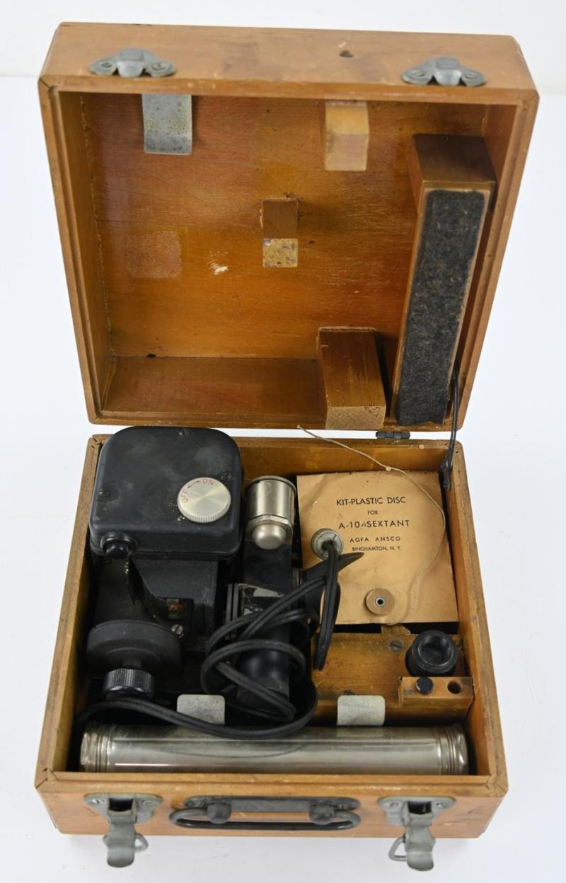 USAAF WW2 A-10A Sextant in original case