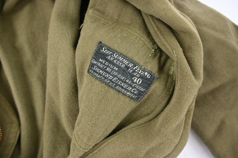 USAAF WW2 AN-6550 Summer Flying Suit