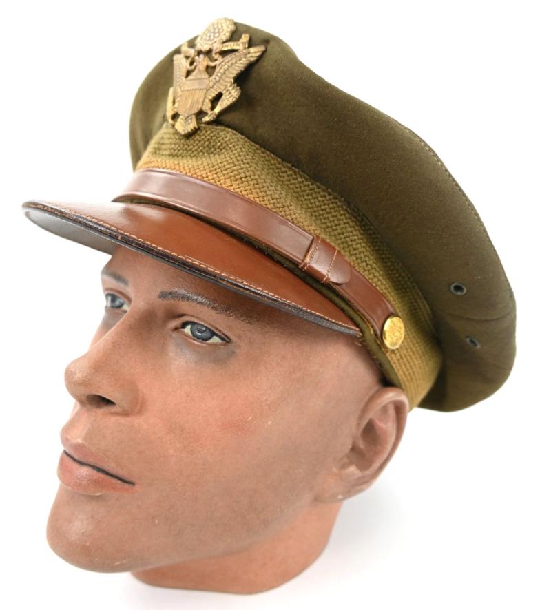 US WW2 Officer's Semi-Crusher Visor Cap