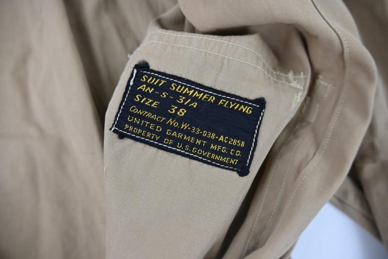 USAAF WW2 AN-S-31A Summer Flying Suit