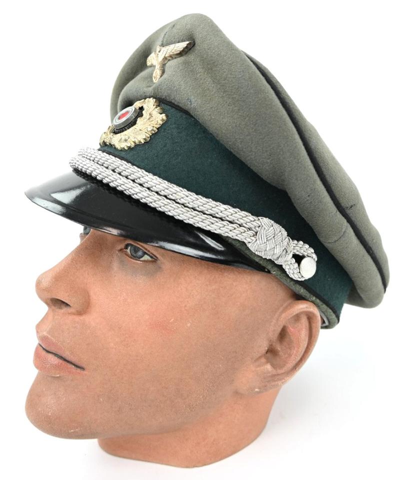 German WH Officer Pioneer Visor Cap