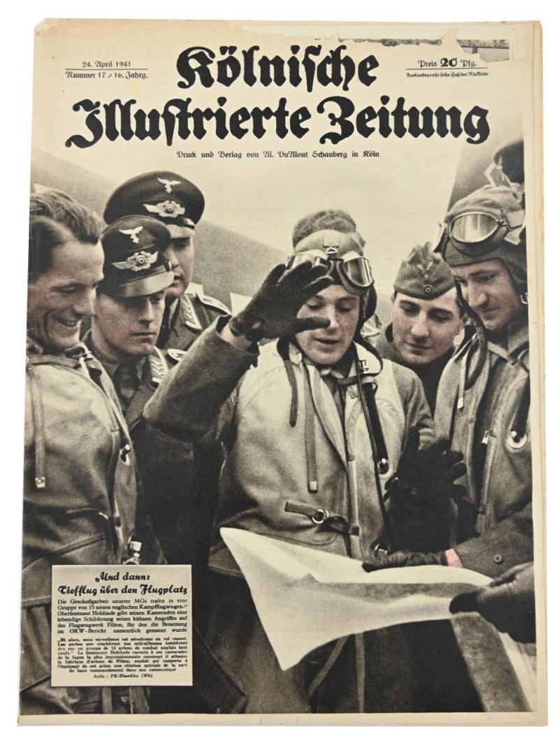 German Magazine kölnische illustrierte zeitung April 1941