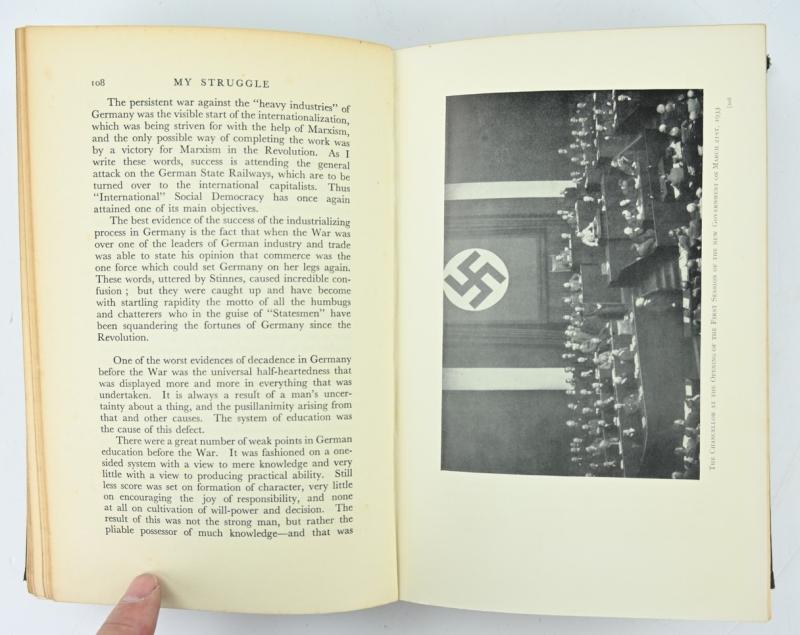 British WW2 Version of Adolf Hitler 'Mein Kampf' My Struggle