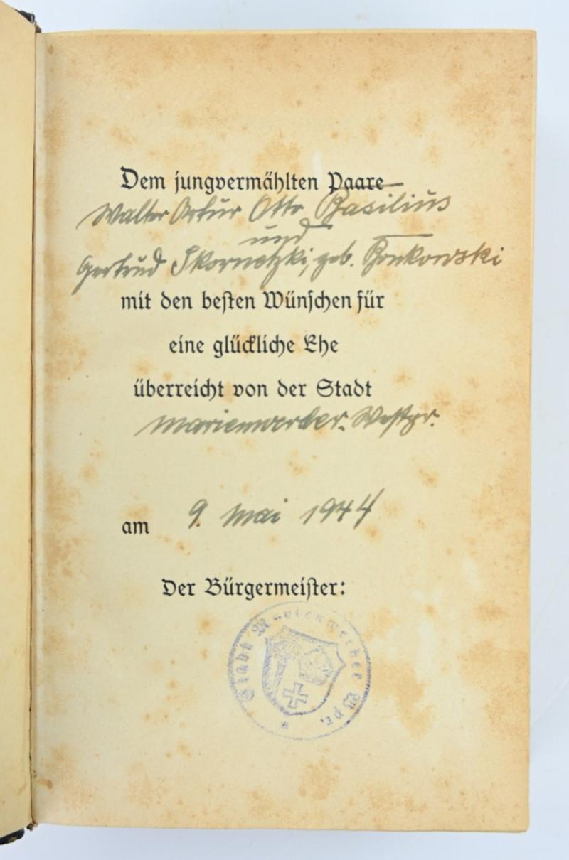 German Adolf Hitler Mein Kampf Book 1944