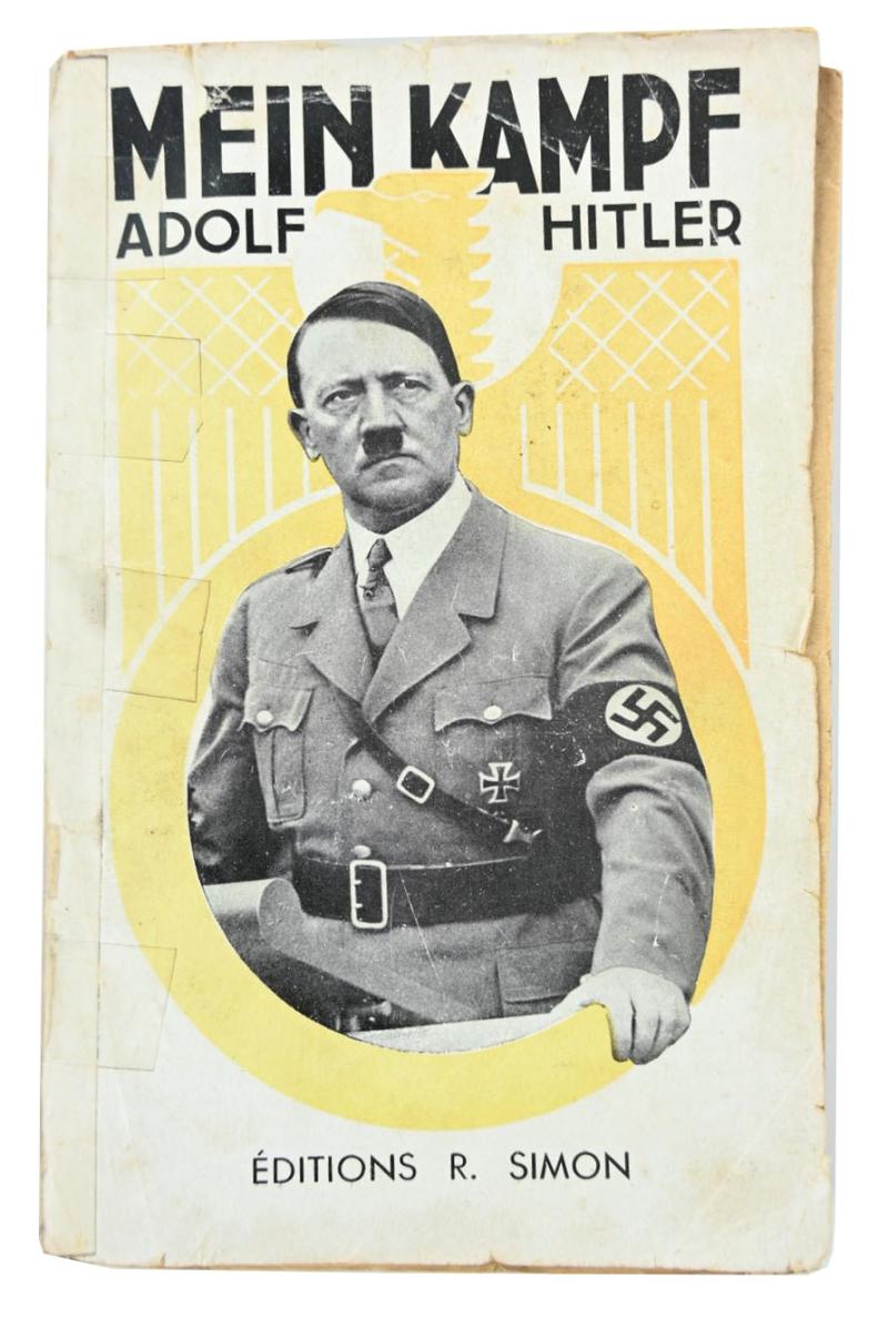 French WW2 Version of Adolf Hitler Mein Kampf 'Mon Combat'