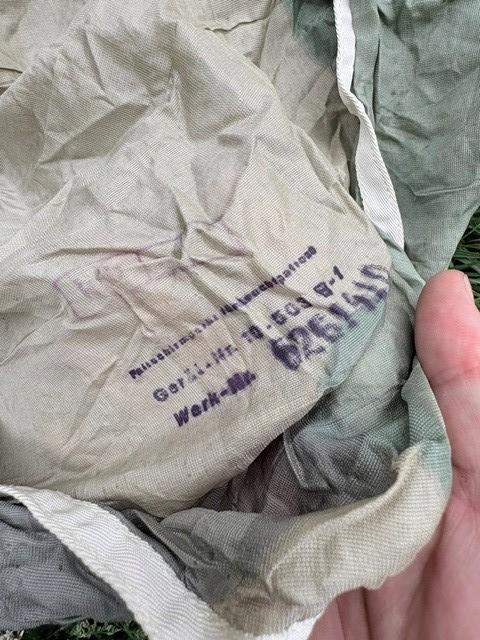 German LW Flare Camo Parachute 10-503 B-1