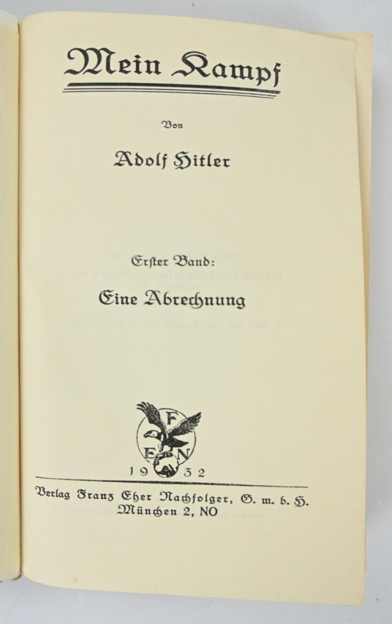 German Mein Kampf Pocket Book Set 1932