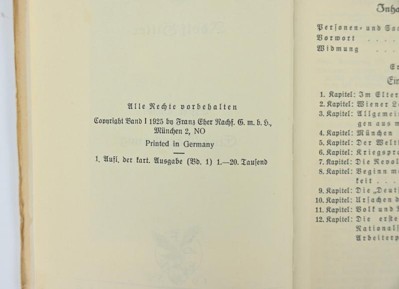 German Mein Kampf Pocket Book Set 1932