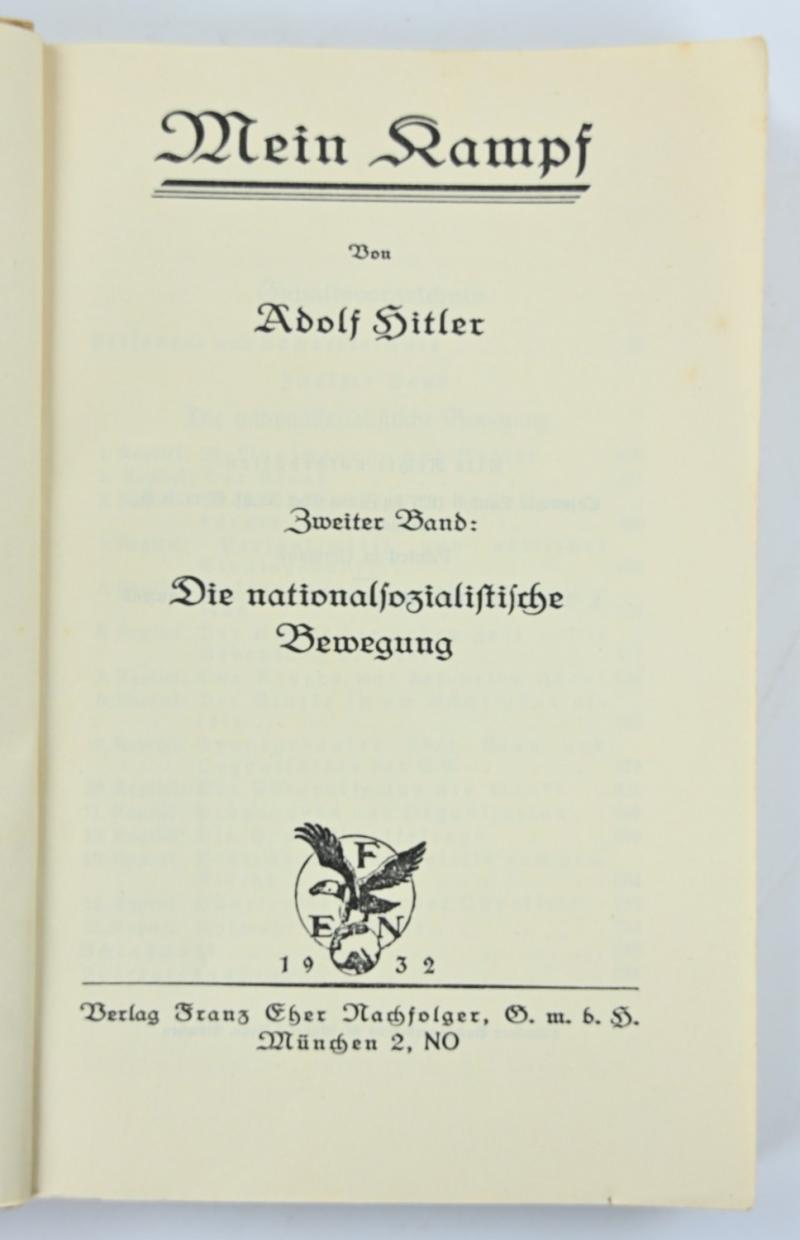 German Mein Kampf Pocket Book Set 1932