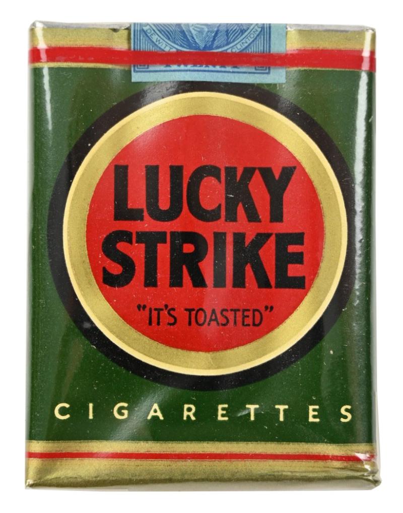 US WW2 Package of Lucky Strike Cigarets