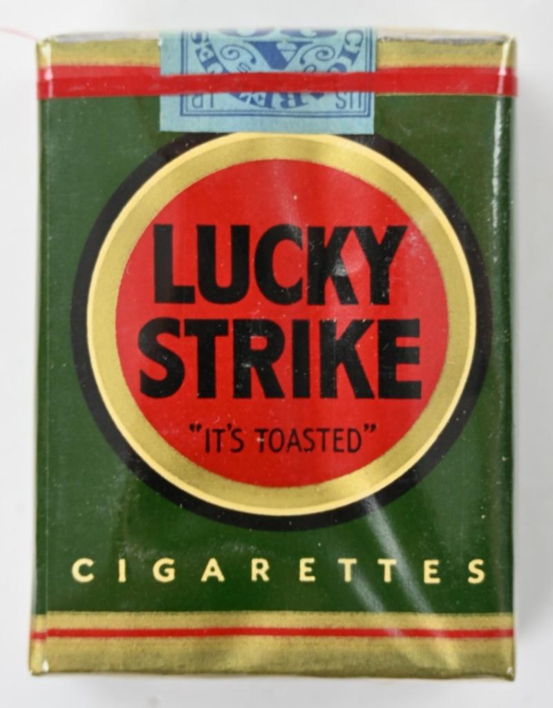 US WW2 Package of Lucky Strike Cigarets